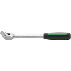 Socket Handles; Tool Type: Flex Handle; Drive Size (Inch): 0.25 in; Overall Length (Inch): 6.00; Material: Steel; Head Style: Flexible; Head Diameter: 0.5000; Insulated: No; Tether Style: Tether Capable; Finish/Coating: Chrome-Plated; Overall Length (mm):