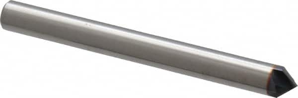 Niagara Cutter - 1/4" Diam 4 Flute Single End Solid Carbide Chamfer Mill - Americas Industrial Supply
