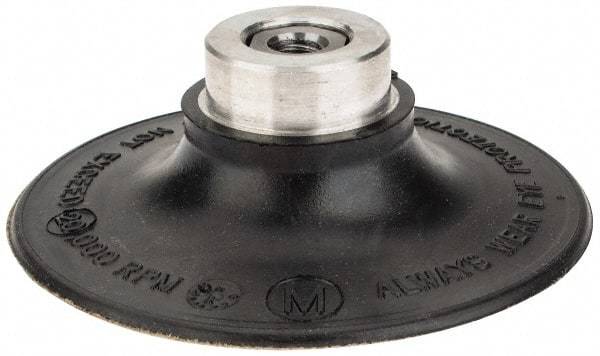 Standard Abrasives - 3" Diam Quick-Change Type R Disc Backing Pad - 1/4" Shank Diam, Medium Density, 20,000 RPM, Lockit Compatible - Americas Industrial Supply