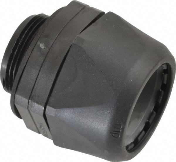 Murrplastik - 1-1/4" Trade, Nylon Compression Straight Liquidtight Conduit Connector - Noninsulated - Americas Industrial Supply