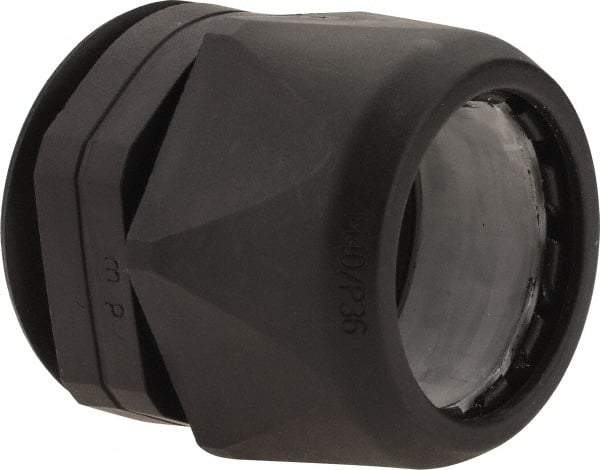 Murrplastik - 1-1/4" Trade, Nylon Compression Straight Liquidtight Conduit Connector - Noninsulated - Americas Industrial Supply