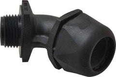 Murrplastik - 1/2" Trade, Nylon Compression Angled Liquidtight Conduit Connector - Noninsulated - Americas Industrial Supply