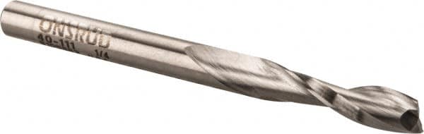 Onsrud - 1/4" Cutting Diam x 1" Length of Cut, 2 Flute, Upcut Spiral Router Bit - Uncoated, Right Hand Cut, High Speed Steel, 3" OAL x 1/4" Shank Diam, Double Edge, 19 to 32° Helix Angle - Americas Industrial Supply