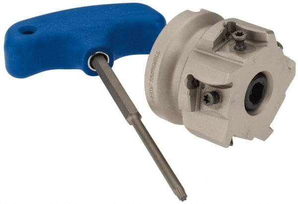 Iscar - 5 Inserts, 2" Cut Diam, 3/4" Arbor Diam, 0.551" Max Depth of Cut, Indexable Square-Shoulder Face Mill - 0/90° Lead Angle, 1.57" High, LN.. 1506... Insert Compatibility, Series TangMill - Americas Industrial Supply