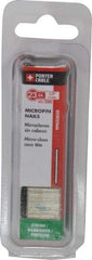 Porter-Cable - 23 Gauge 1/2" Long Pin Nails for Power Nailers - Steel, Galvanized Finish, Straight Stick Collation, Chisel Point - Americas Industrial Supply