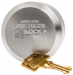 American Lock - Keyed Different Padlock - 3/8" Shackle Diam, Steel - Americas Industrial Supply