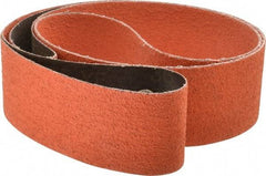 3M - 3" Wide x 132" OAL, 36 Grit, Ceramic Abrasive Belt - Ceramic, Very Coarse, Coated, YF Weighted Cloth Backing, Wet/Dry, Series 777F - Americas Industrial Supply