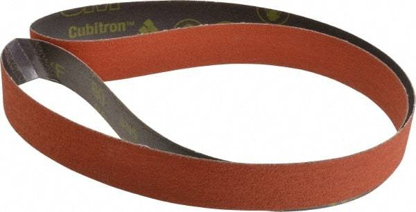 3M - 1-1/2" Wide x 60" OAL, 60 Grit, Ceramic Abrasive Belt - Ceramic, Medium, Coated, YF Weighted Cloth Backing, Wet/Dry, Series 777F - Americas Industrial Supply