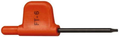 Kennametal - T6 Torx Drive, Flag Handle Driver for Indexable Tools - Compatible with Insert Screws - Americas Industrial Supply