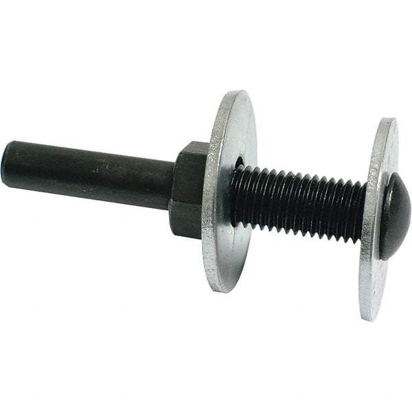 Dynabrade - 1/4" Max Diam, Abrasive Disc Mandrel - 1/4" Shank Diam - Americas Industrial Supply