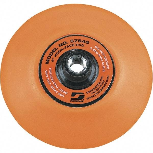 Dynabrade - 6" Diam Disc Backing Nonvacuum Replacement Pad - 4,800 RPM - Americas Industrial Supply