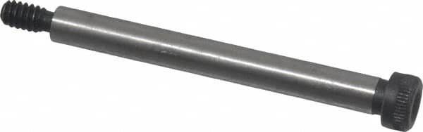 Value Collection - 1/4" Shoulder Diam x 2-1/4" Shoulder Length, #10-24 UNC, Hex Socket Shoulder Screw - 4140 Alloy Steel, Uncoated, 3/16" Head Height x 3/8" Head Diam - Americas Industrial Supply