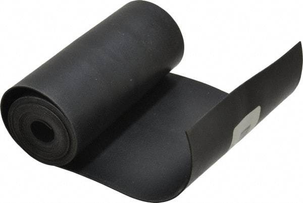 Made in USA - 1/32" Thick x 4" Wide x 60" Long, Neoprene Rubber Strip - Stock Length, 40 Shore A Durometer, 1,000 to 1,200 psi Tensile Strength, -40 to 212°F, Black - Americas Industrial Supply