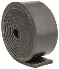 Made in USA - 1/4" Thick x 2" Wide x 60" Long, Neoprene Rubber Strip - Stock Length, 40 Shore A Durometer, 1,000 to 1,200 psi Tensile Strength, -40 to 212°F, Black - Americas Industrial Supply