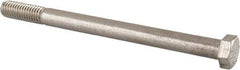 Value Collection - 3/8-16 UNC, 5" Length Under Head Hex Head Cap Screw - Partially Threaded, Grade 316 Stainless Steel, Uncoated, 9/16" Hex - Americas Industrial Supply