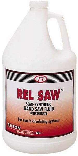 Relton - Rel Saw, 1 Gal Bottle Sawing Fluid - Semisynthetic, For Cleaning - Americas Industrial Supply