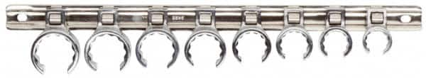 Proto - 8 Piece Flare Nut Crowfoot Wrench Set - 5/8 to 1-1/16", with Clip Rail - Americas Industrial Supply