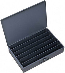 Durham - 18 Inches Wide x 3 Inches High x 12 Inches Deep Compartment Box - Steel , 6 Compartments - Americas Industrial Supply