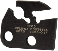 Seco - 3/32" Blade Width, 6.681" OAL, Single End Indexable Cut-Off Blade - 0.511" Max Depth of Cut, CFLN Blade, MDT Series - Americas Industrial Supply