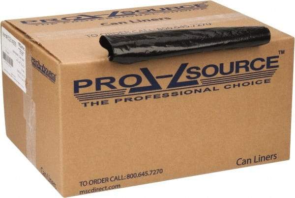 PRO-SOURCE - 2 mil Thick, Heavy-Duty Trash Bags - 43" Wide x 47" High, Black - Americas Industrial Supply