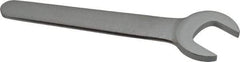 Proto - 27mm Standard Service Open End Wrench - 6-7/8" OAL, Single End, Satin Finish, 30° Head Angle - Americas Industrial Supply