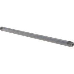 Made in USA - Schedule 80, 1/8" Diam x 8" Long Black Pipe Nipple - Threaded - Americas Industrial Supply