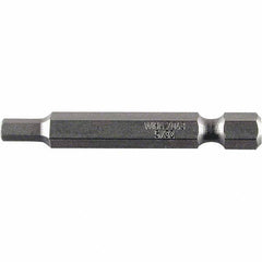 Wiha - 1/8" Power Bit - 1/4" Drive, 2" OAL - Americas Industrial Supply