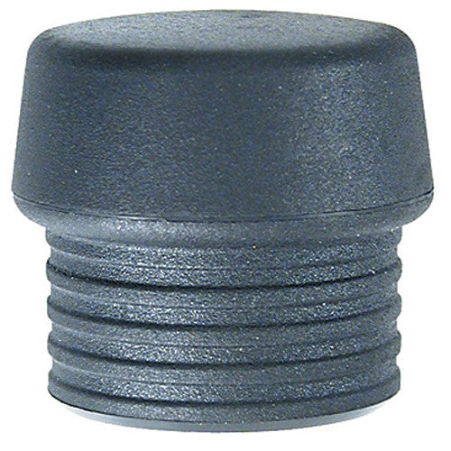 Split Head Mallet Face 2.4″ Med Soft Shore Hardness 45-D, Black, Latex Rubber - Americas Industrial Supply