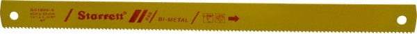 Starrett - 18" Long, 6 Teeth per Inch, Bi-Metal Power Hacksaw Blade - Toothed Edge, 1-3/8" Wide x 0.062" Thick - Americas Industrial Supply