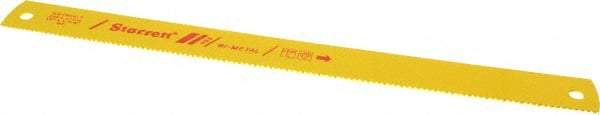 Starrett - 18" Long, 6 Teeth per Inch, Bi-Metal Power Hacksaw Blade - Toothed Edge, 1-5/8" Wide x 0.075" Thick - Americas Industrial Supply