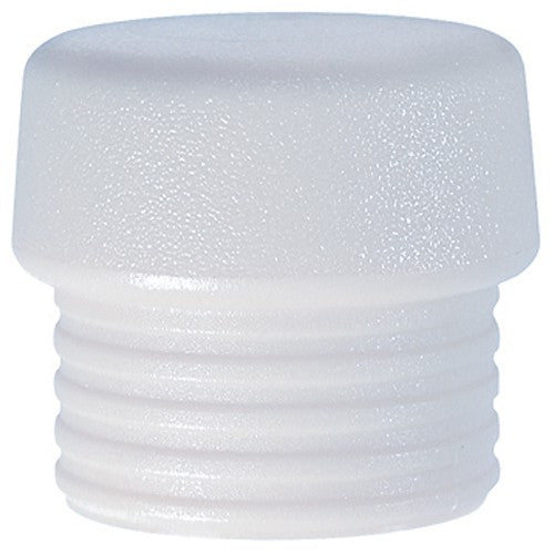 Split Head Mallet Face 1.5″ Extra Hard Shore Hardness 80-D, White, Nylon - Americas Industrial Supply