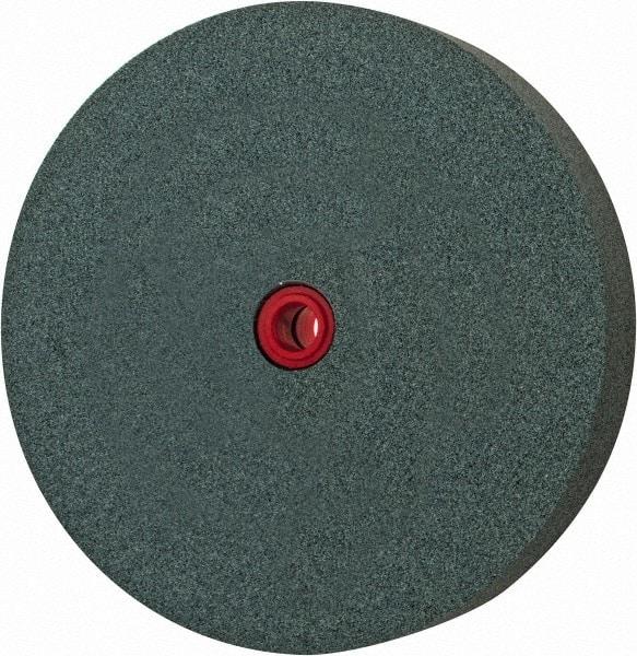 Norton - 60 Grit Silicon Carbide Bench & Pedestal Grinding Wheel - 10" Diam x 1-1/4" Hole x 1-1/2" Thick, 2485 Max RPM, I Hardness, Medium Grade , Vitrified Bond - Americas Industrial Supply