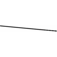 #3 2-1/2″ Flute Length 135° High Speed Steel Aircraft Extension Drill Oxide Finish, 0.213″ Diam Straight-Cylindrical Shank, Split Point, Self-Centering