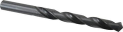 Hertel - 9/16" 118° High Speed Steel Jobber Drill - Oxide Finish, Right Hand Cut, Spiral Flute, Straight Shank, 6-5/8" OAL, Standard Point - Americas Industrial Supply