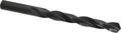 Hertel - 19/32" 118° High Speed Steel Jobber Drill - Oxide Finish, Right Hand Cut, Spiral Flute, Straight Shank, 7-1/8" OAL, Standard Point - Americas Industrial Supply