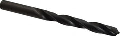 Hertel - 39/64" 118° High Speed Steel Jobber Drill - Oxide Finish, Right Hand Cut, Spiral Flute, Straight Shank, 7-1/8" OAL, Standard Point - Americas Industrial Supply