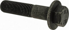 Value Collection - M16x2.00 Metric Coarse, 70mm Length Under Head, Hex Drive Flange Bolt - 50mm Thread Length, Grade 10.9 Alloy Steel, Smooth Flange, Phosphate & Oil Finish - Americas Industrial Supply