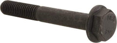 Value Collection - M8x1.25 Metric Coarse, 60mm Length Under Head, Hex Drive Flange Bolt - 30mm Thread Length, Grade 10.9 Alloy Steel, Smooth Flange, Phosphate & Oil Finish - Americas Industrial Supply