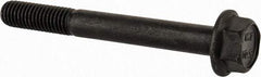 Value Collection - M8x1.25 Metric Coarse, 70mm Length Under Head, Hex Drive Flange Bolt - 30mm Thread Length, Grade 10.9 Alloy Steel, Smooth Flange, Phosphate & Oil Finish - Americas Industrial Supply