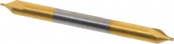 Hertel - #0 Plain Cut 60° Incl Angle Solid Carbide Combo Drill & Countersink - Americas Industrial Supply