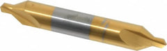 Hertel - #4 Plain Cut 60° Incl Angle Solid Carbide Combo Drill & Countersink - Americas Industrial Supply