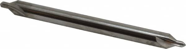 Hertel - #6 Plain Cut 60° Incl Angle Solid Carbide Combo Drill & Countersink - Americas Industrial Supply