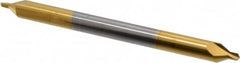 Hertel - #4 Plain Cut 60° Incl Angle Solid Carbide Combo Drill & Countersink - Americas Industrial Supply