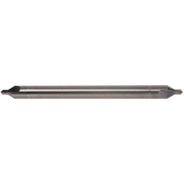 Hertel - #8 Plain Cut 90° Incl Angle Solid Carbide Combo Drill & Countersink - Americas Industrial Supply