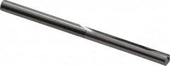 Hertel - #30, 0.1285", 140° Point, Solid Carbide Straight Flute Drill Bit - Americas Industrial Supply