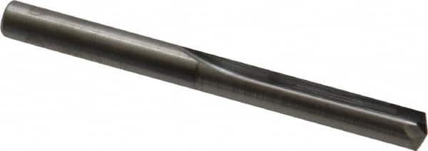 Hertel - #4, 0.209", 140° Point, Solid Carbide Straight Flute Drill Bit - Americas Industrial Supply