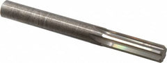 Hertel - 7/16" Solid Carbide 6 Flute Chucking Reamer - Straight Flute, 7/16" Straight Shank, 1-3/8" Flute Length, 4" OAL - Americas Industrial Supply