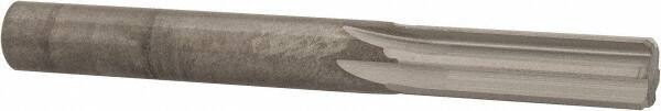 Hertel - 25/64" Solid Carbide 6 Flute Chucking Reamer - Straight Flute, 25/64" Straight Shank, 1-1/4" Flute Length, 3-1/2" OAL - Americas Industrial Supply