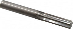Hertel - 31/64" Solid Carbide 6 Flute Chucking Reamer - Straight Flute, 31/64" Straight Shank, 1-1/2" Flute Length, 4" OAL - Americas Industrial Supply