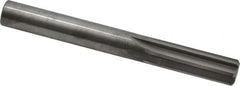 Hertel - Letter X Solid Carbide 6 Flute Chucking Reamer - Straight Flute, 0.397" Straight Shank, 1-1/4" Flute Length, 3-1/2" OAL - Americas Industrial Supply